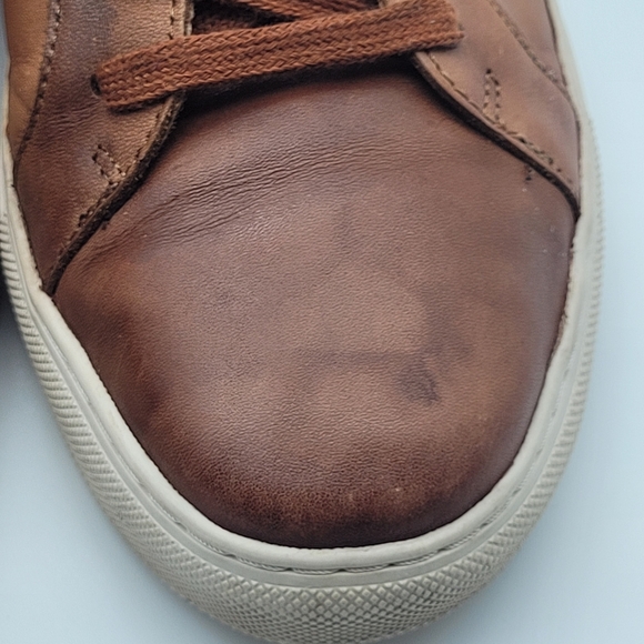 Banana Republic Nicklas Men's Size 10 Cognac Brown Leather Ortholite, Used - Picture 11 of 15